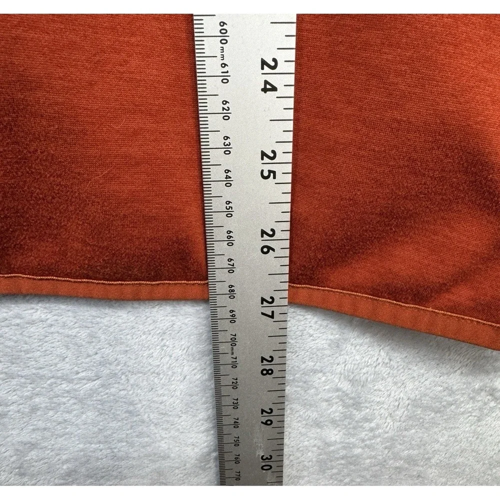 The North Face Big Sky Resort Montana Embroidered Orange 1/4 Zip Men's Size M‎